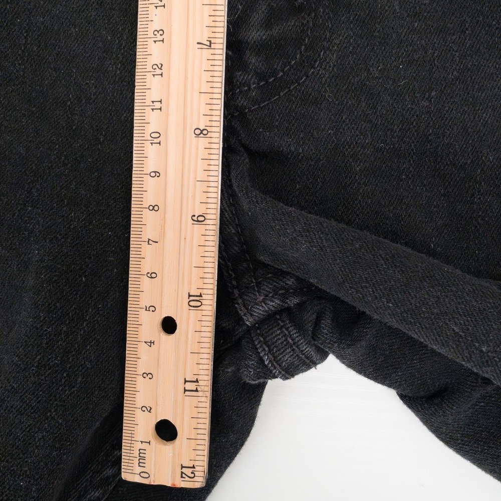 Levi's 511 Slim Fit Mens Black Denim Jeans 40x32 Fits 37x30 Style 04511-5382 - Picture 13 of 14